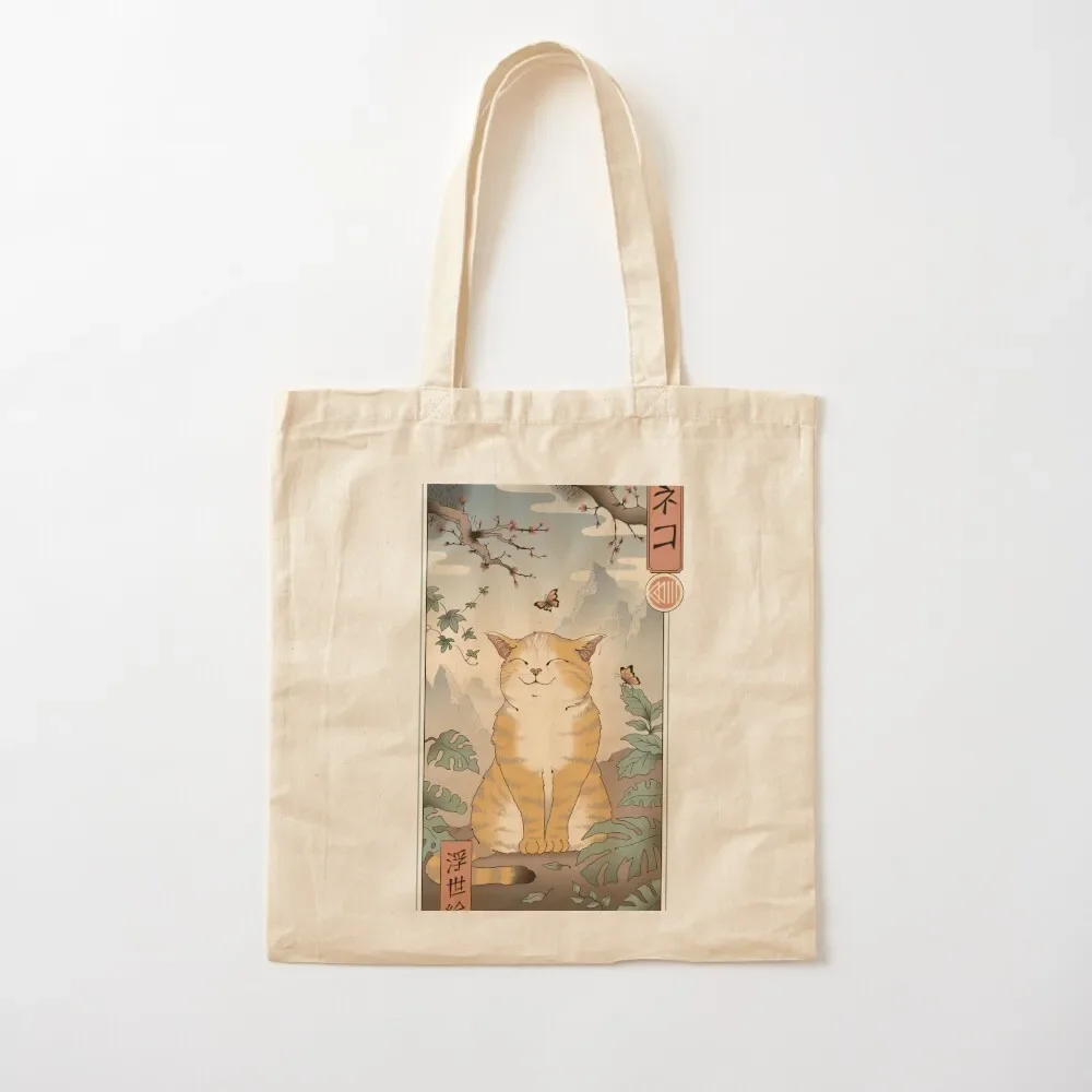 

Edo Cat Tote Bag Reusable bags shopper bag woman Bag