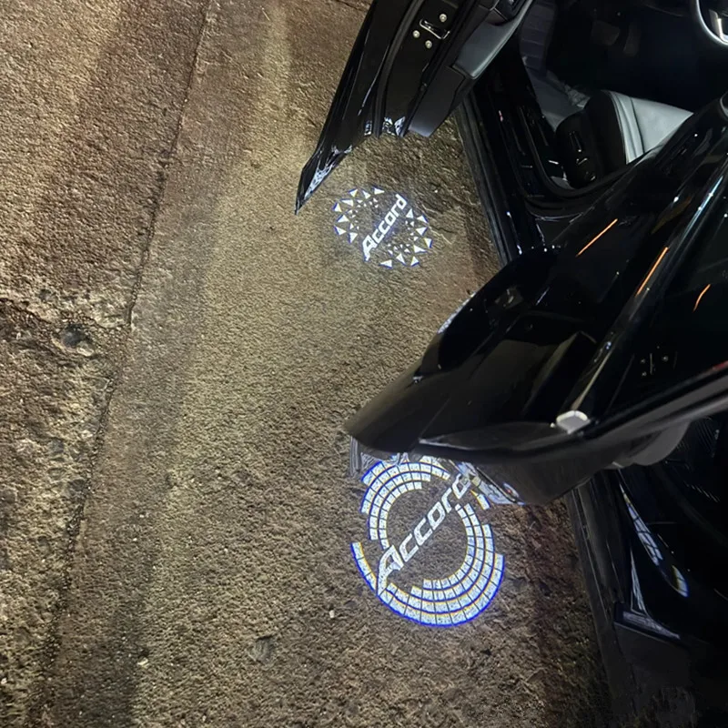 For Honda Accord 7Th 8Th 2003 2004 2005 2006 2007 2008 - 2012 Car Door LED HD Welcome Courtesy Shadow Projector Lamp Logo Light