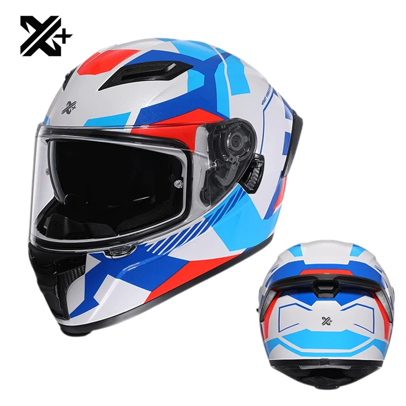 

D0T Certified Motorcycle Helmet Double Lens Full Face Helmet High Quality Approved Moto Helmet Motocross Casco Motorbike Casques