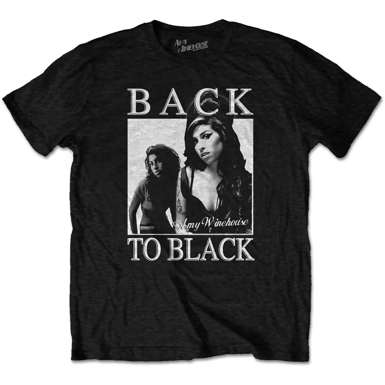 Amy Winehouse Back To Black T Shirt New