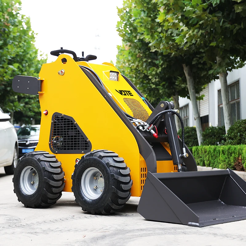 Factory Price Small Skid Steer Loader With Imported Engine Recruit Agent  With Track  Price Skid Loaders customized