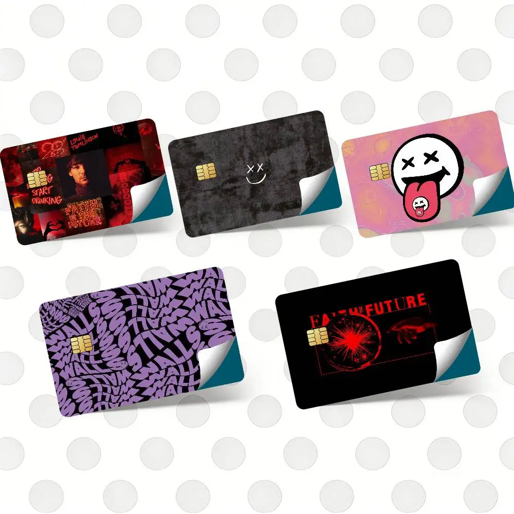 Louis T-Tomlinson creative Bank card Sticker Covers Chip Cards Credit Card Skins Scratch protection