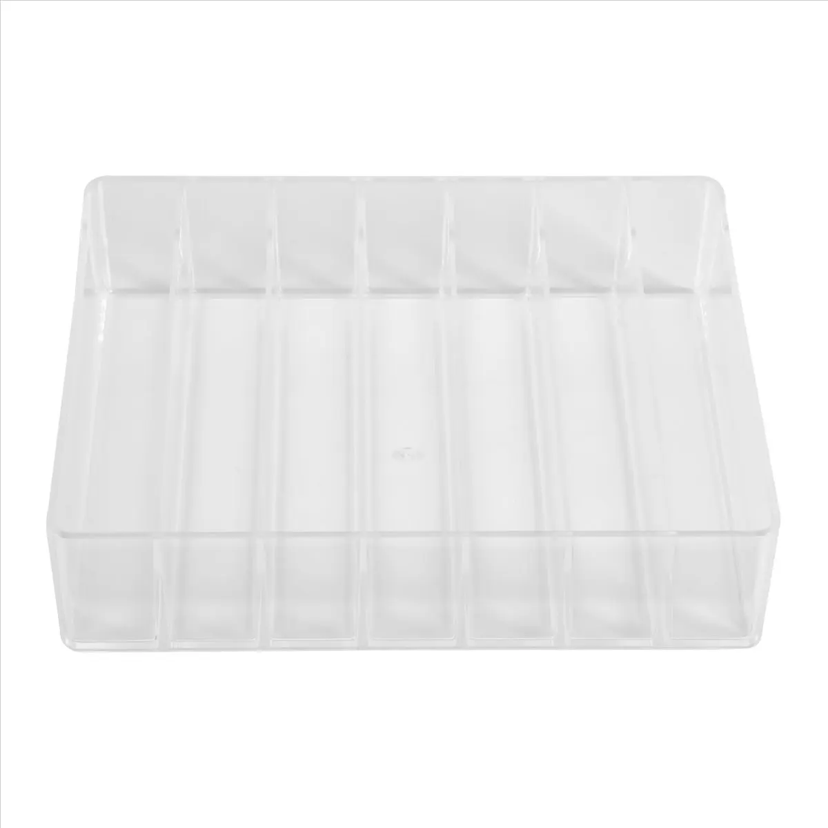 COFA Eyeshadow Palette Organizer- 7 Section Divided Makeup Acrylic Palette Organizer Holder for Vanity Cosmetics Makeup