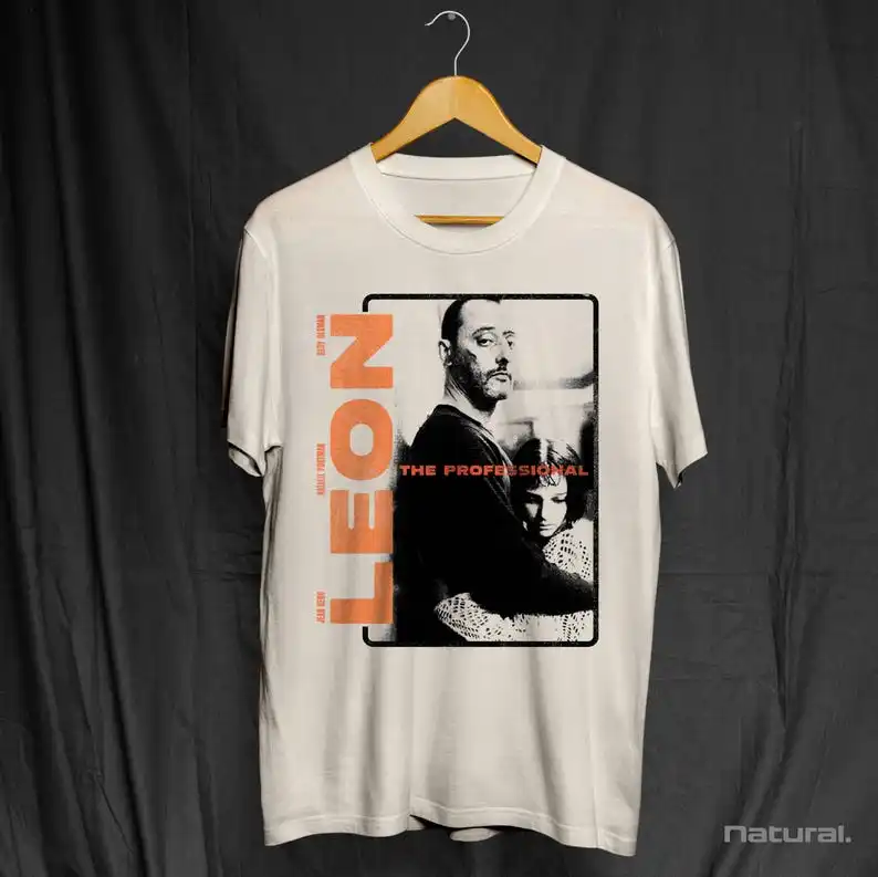 Leon the professional movie shirt, jean reno, natalie portman, gary oldman, vintage movie shirt, Action Movie