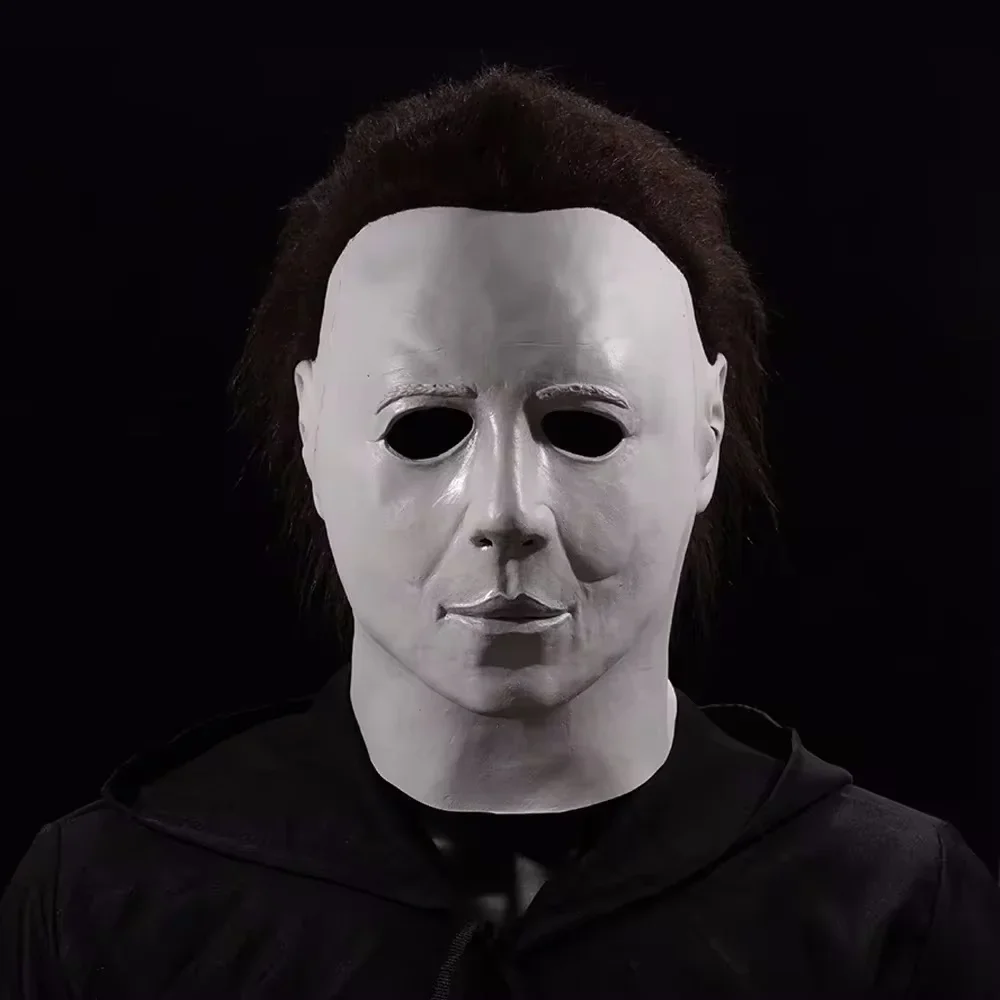 

Masquerade Scary Mask Mardi Gras 1978 Halloween Michael Myers Old Classical White Latex Cosplay Masks Costume Props