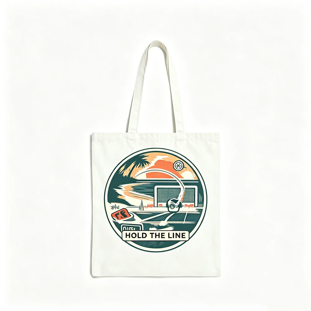 

Custom Pattern Tote Bag Soccer Elements Printed Canvas Bag Large Capacity Storage Bag Match Day Party Gift For Friend
