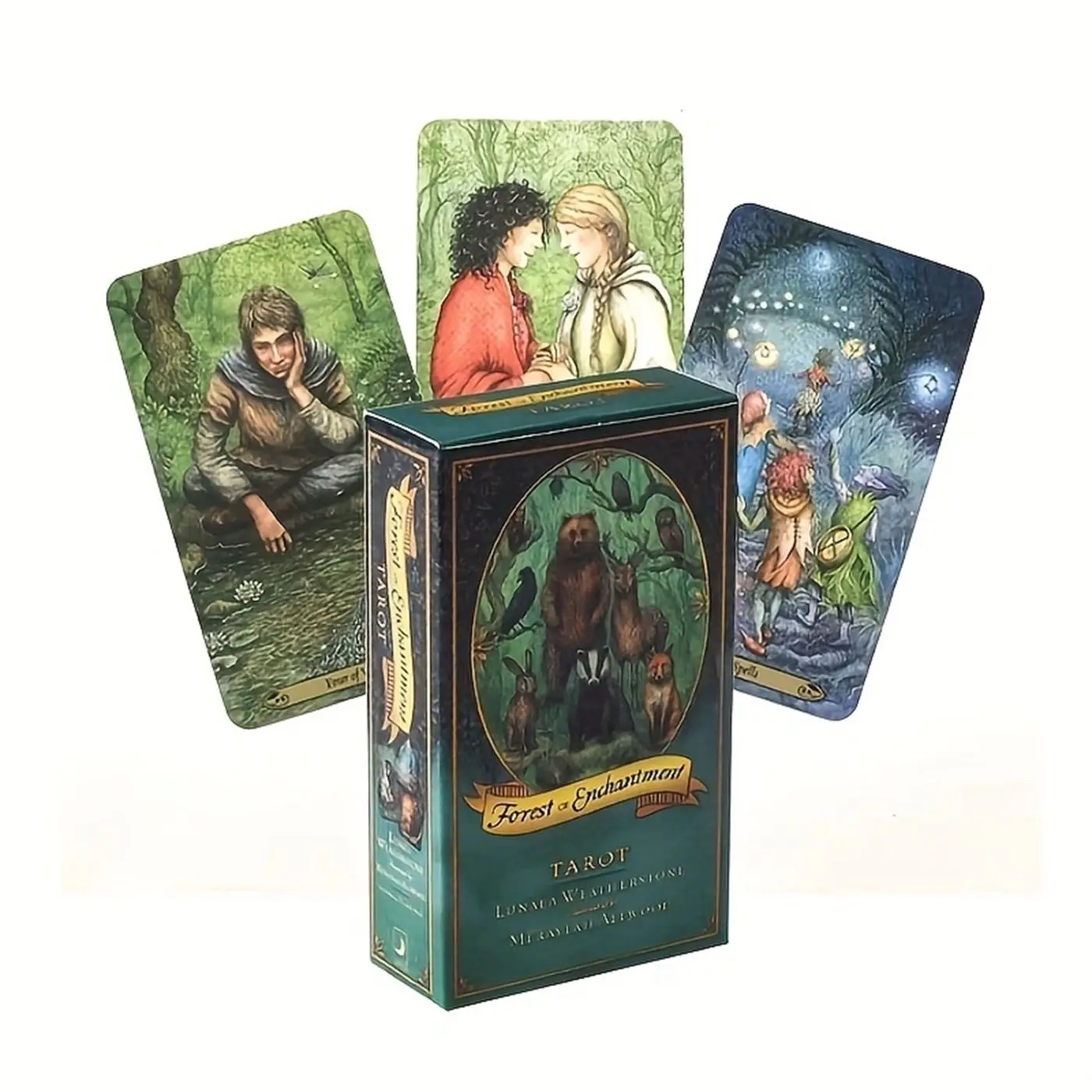 Forest of Enchantment Tarot Cards A 78 Deck Oracle Tarot Deck English Visions Divination Edition Borad Playing Games