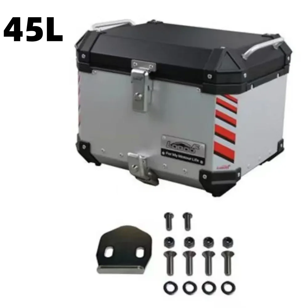 Fit ZONTES M310 Motorcycle Aluminum Luggage Panniers Saddlebag Top Case Box For Zontes ZT310-M