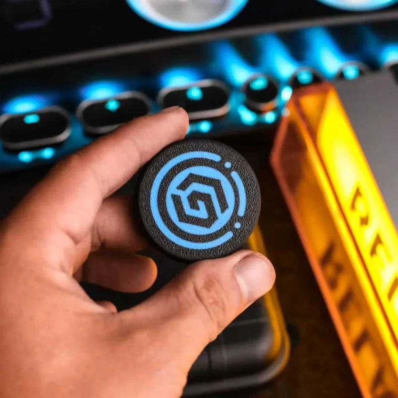 GOFIT Magnetyczny Slider Mechaniczny do Wciskania Monet, Karty, EDC, Redukujący Stres, Zabawka Sensoryczna dla Dorosłych, Antystresowe Gadżety