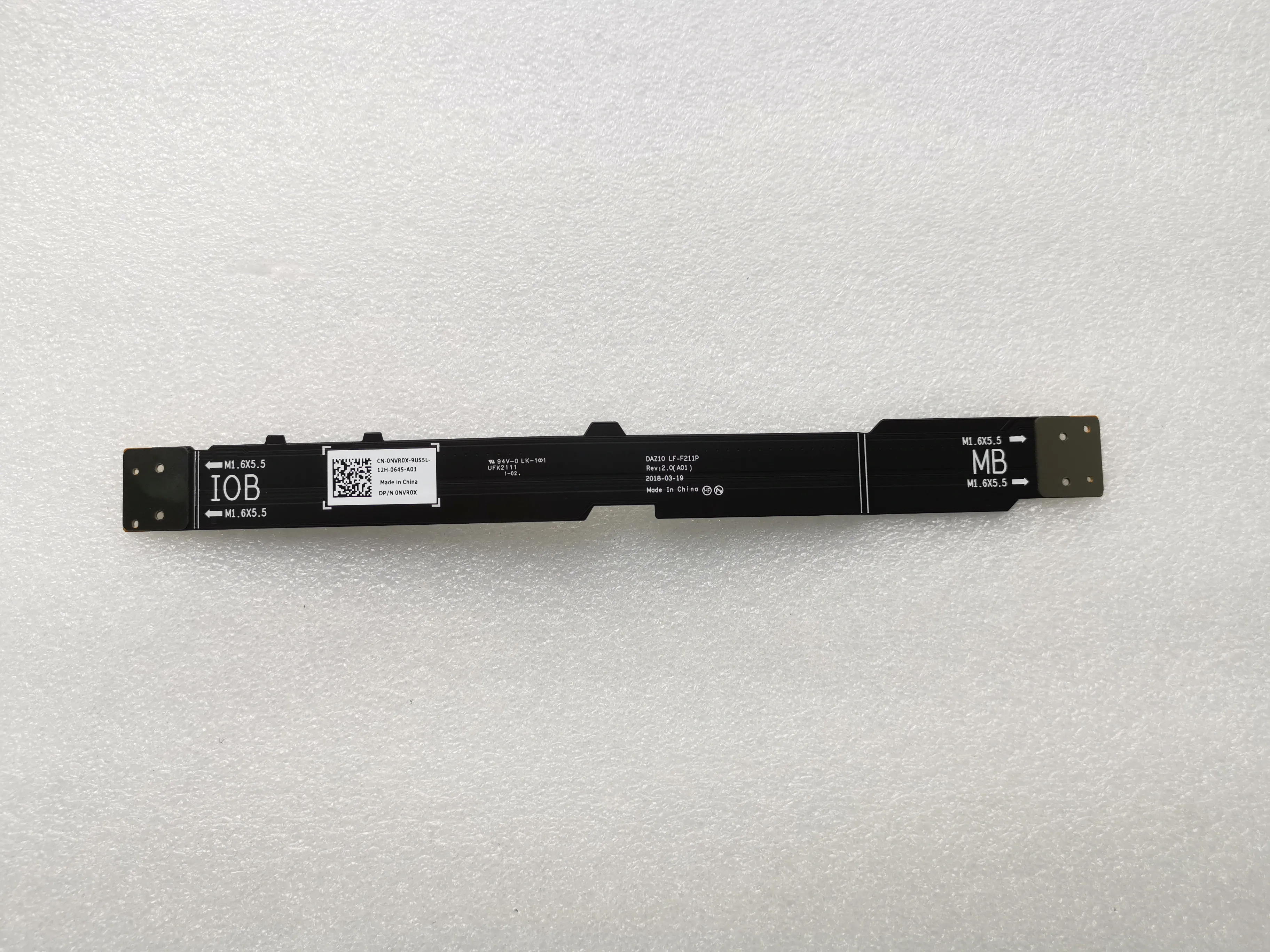 Suitable for Dell XPS 9575 Precision 5530 2-in-1 IO Small Board Connection Cable 0NVR0X