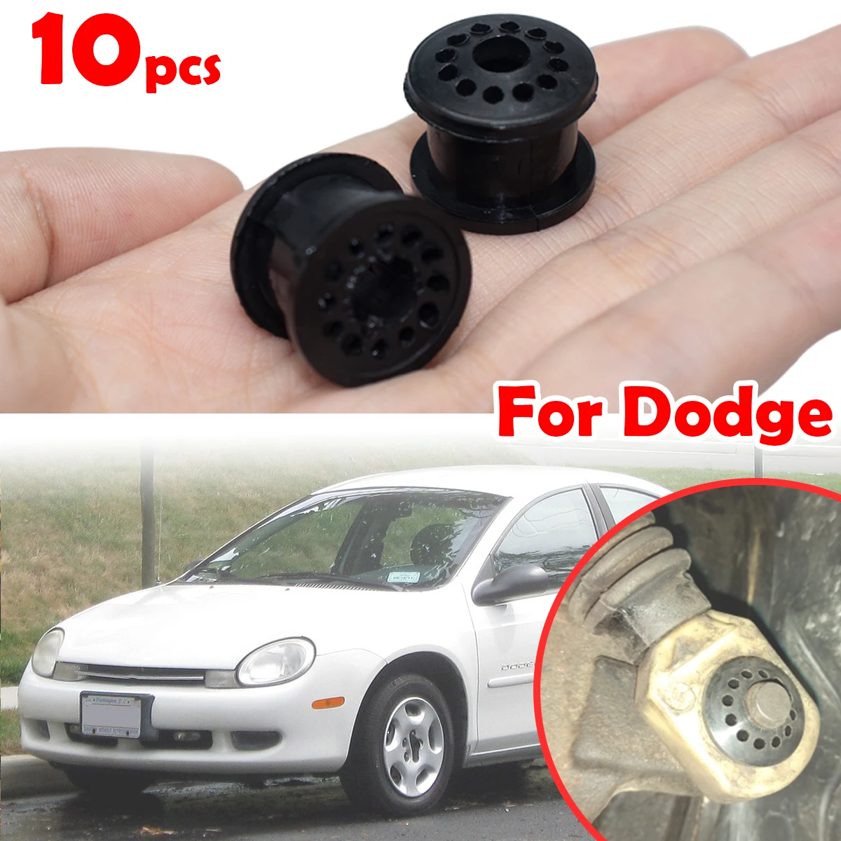 

10X For Dodge CARAVAN NEON coupe Gearbox Cable Linkage Rubber Bushing 5 Speed Shift Lever Assembly Repair Kit Replacement Part