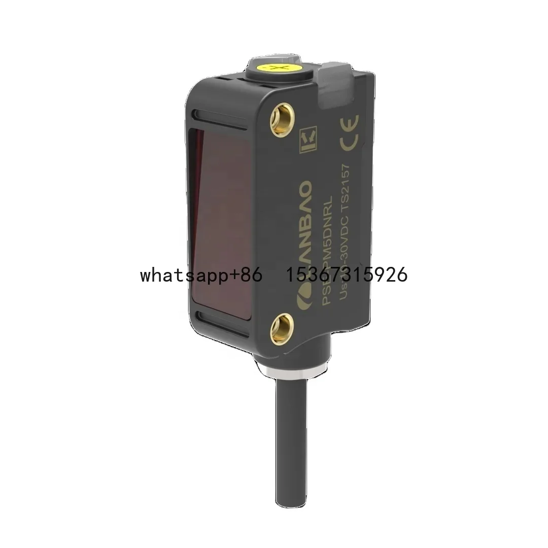 

LANBAO 10-30VDC PNP NO+NC Rated Distance 5m Laser Photoelectric Sensor