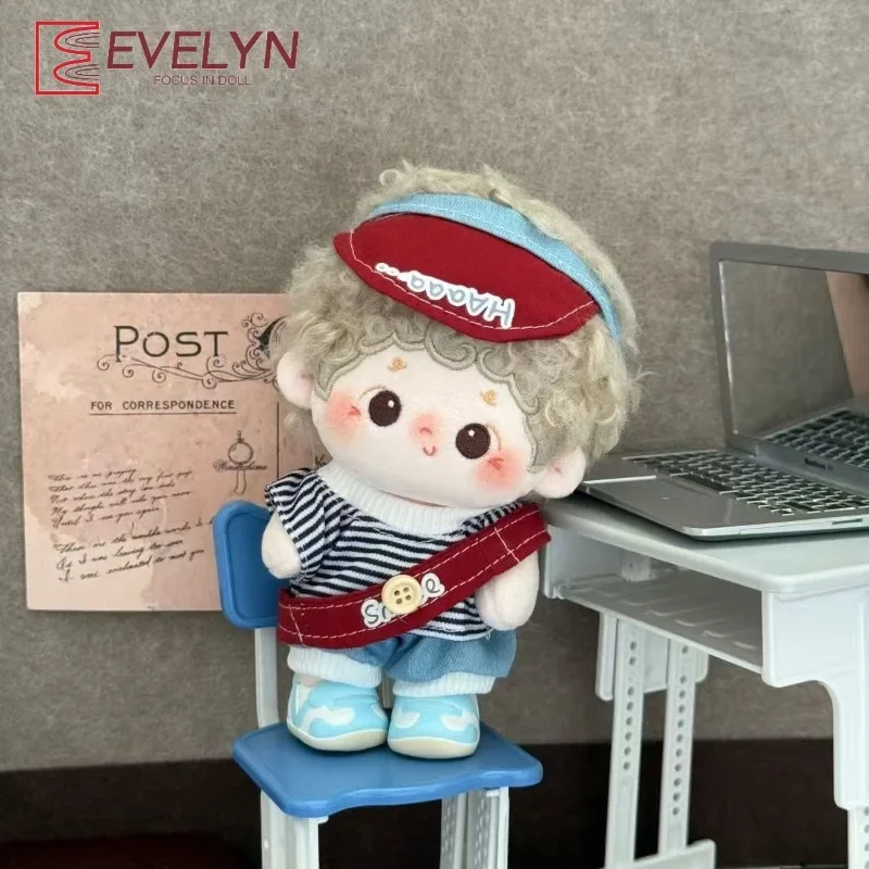 Evelyn New 10cm Cotton Doll Clothes Plush Doll Dress Up Doll Cute Baby Clothes Casual Set in Stock