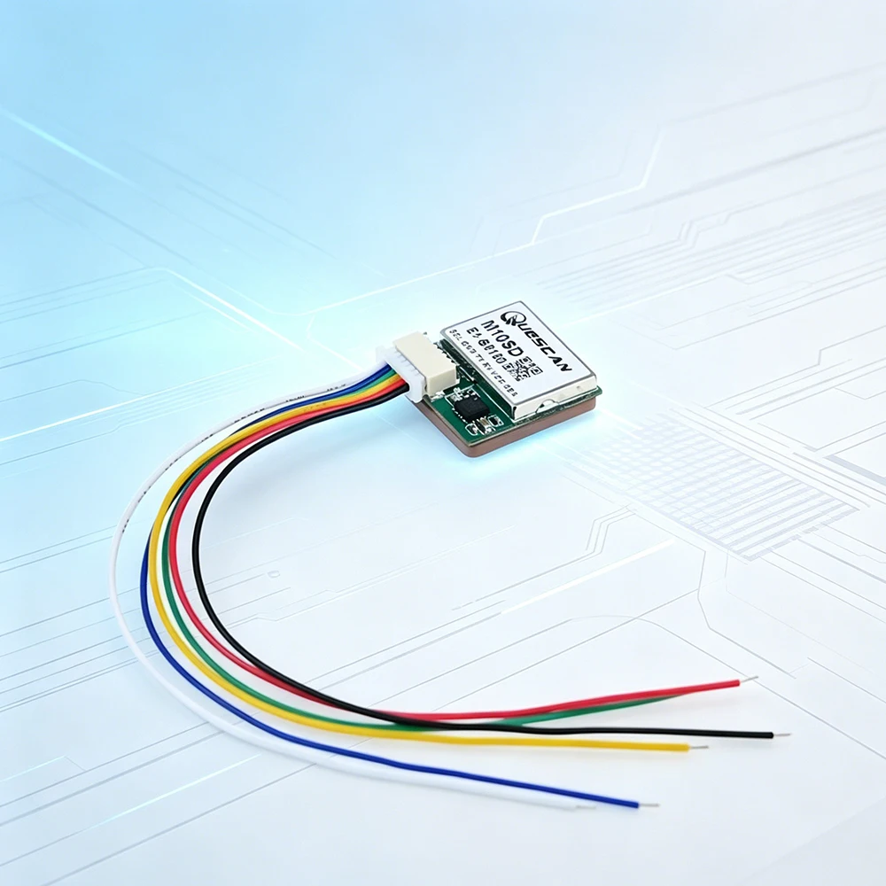 QUESCAN M10-5883 10Hz FPV M10 GPS GNSS Module with Magnetometer QMC5883L for Flight Controller Racing Airplane GPS UBX-M10050-KB