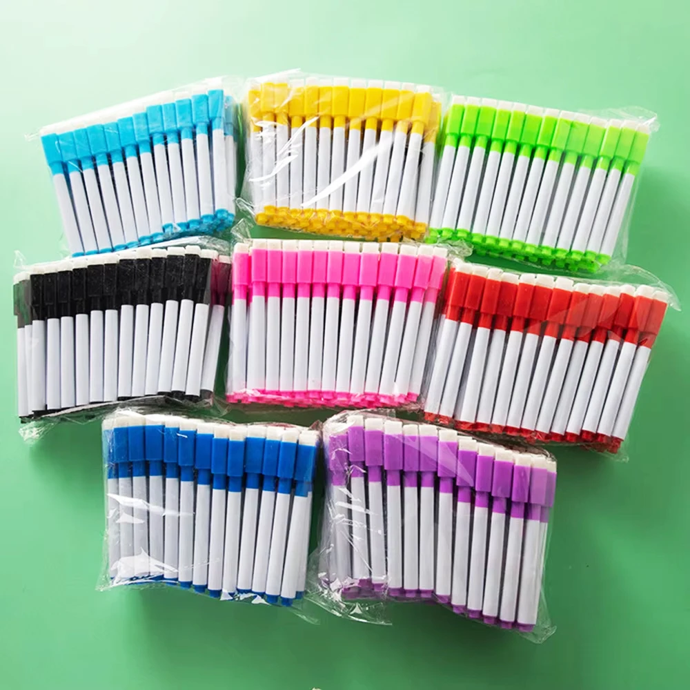 8-Farben Whiteboard-Marker mit Magnetischem Radierer, Geeignet für Büro-Whiteboards, Kalender, Unterricht, Geschenke – Detail 5