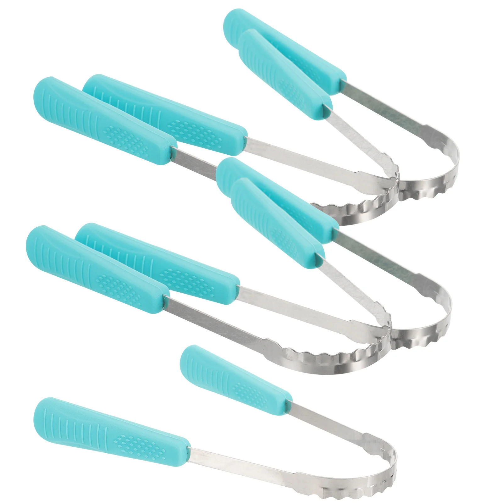 

5Pcs Tongue Scraper Set Flexible Stainless Steel Oral Cleaning Tools Portable Breath Freshening Tongue Brushes