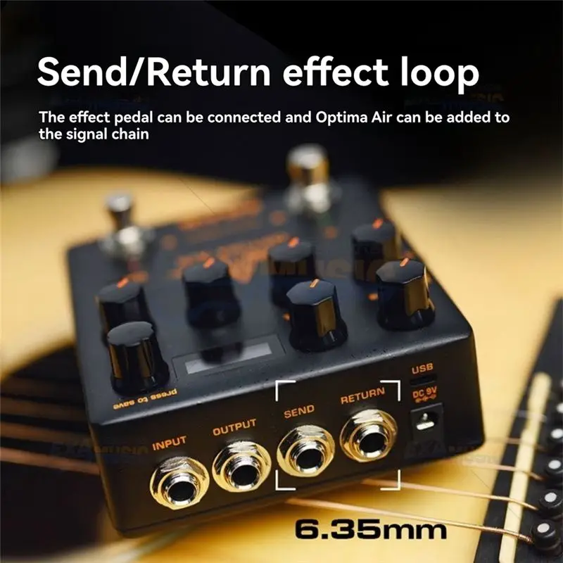 ABJM-NUX OPTIMA AIR NAI-5 Electric Guitar Effects Preamplifier And Acoustic Guitar Simulator - view 4