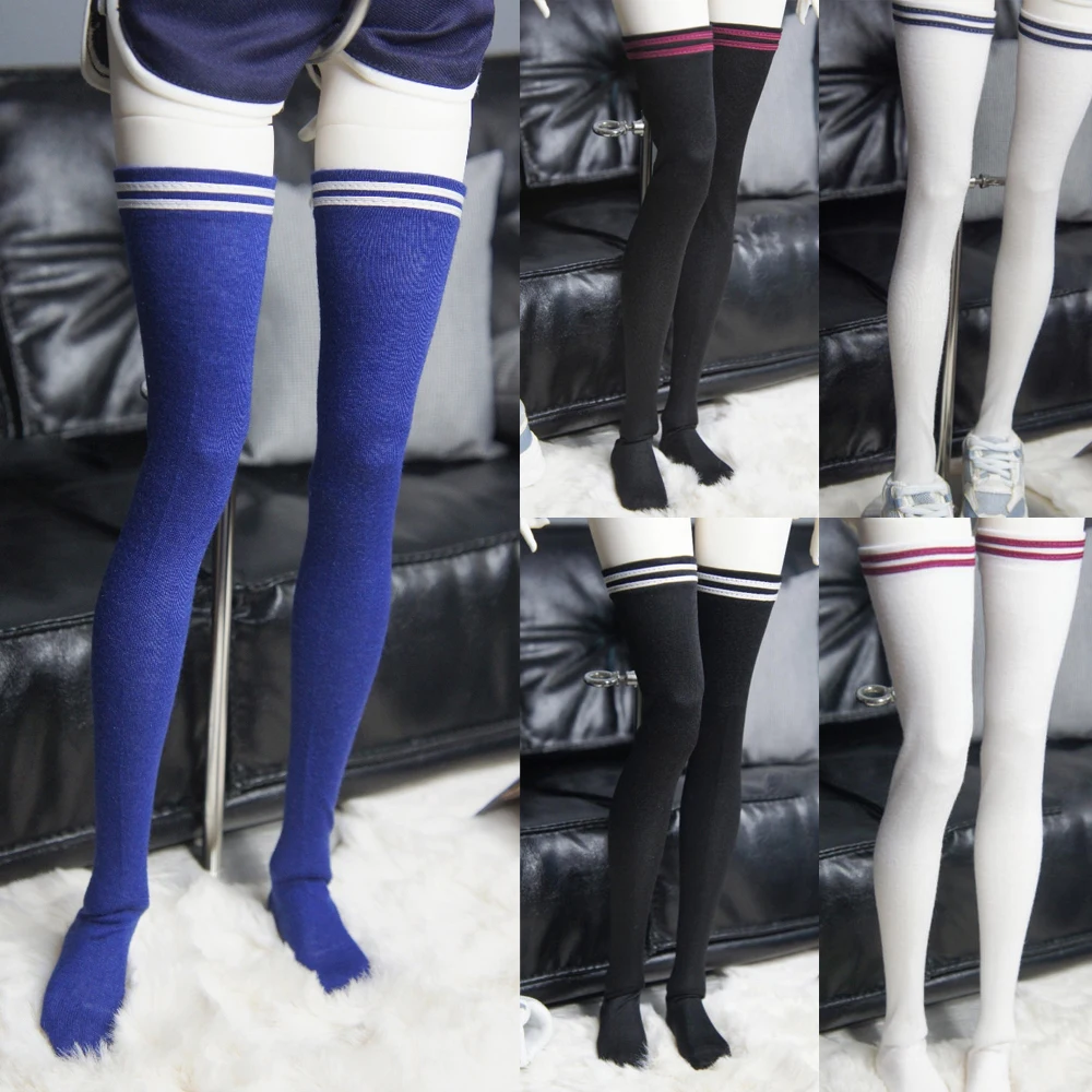 D09-P779 children handmade toy 1/4 1/3 SD13 uncle 70 ID75 BJD/SD doll accessories Striped knee length stockings 1pair