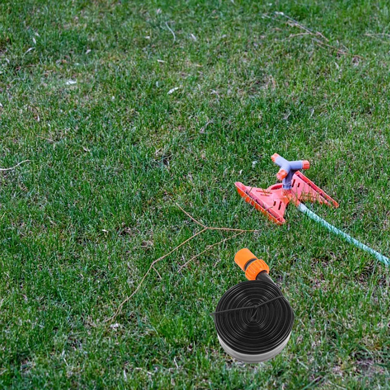 Trampoline Sprinkler Water Pipe Durable Long Lasting Easy Install Garden Threaded Joint Fun Summer Outdoor Play