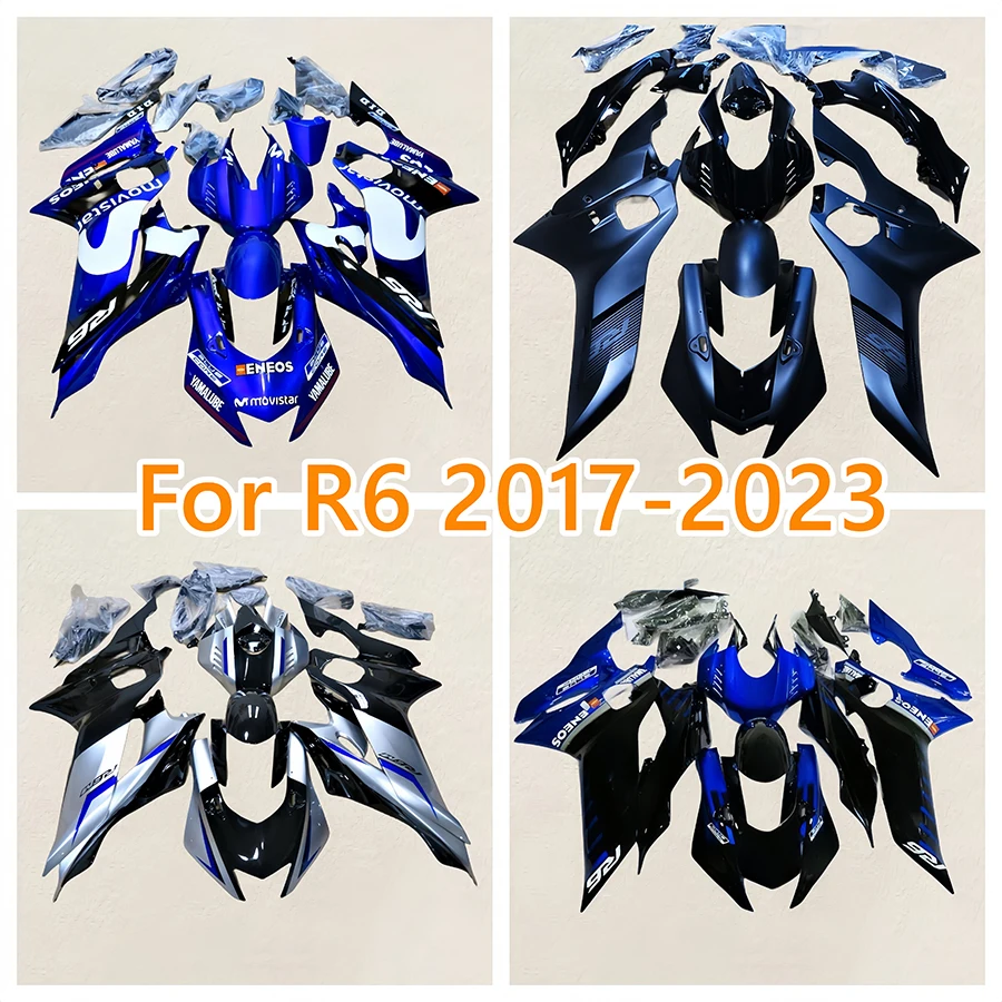 

For Yamaha 2017 2018 2019 2020 2023 YZFR6 YZF-R6 17-23 YZF R6 ABS Plastic 100% Fit ZXMT Motorcycle Road Racing Fairing Kit