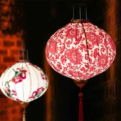 12/14inch Chinese Silk Lantern Ancient Style Vietnam Palace Lantern Restaurant Tea Room Mid Autumn Festival Party Decor Lantern