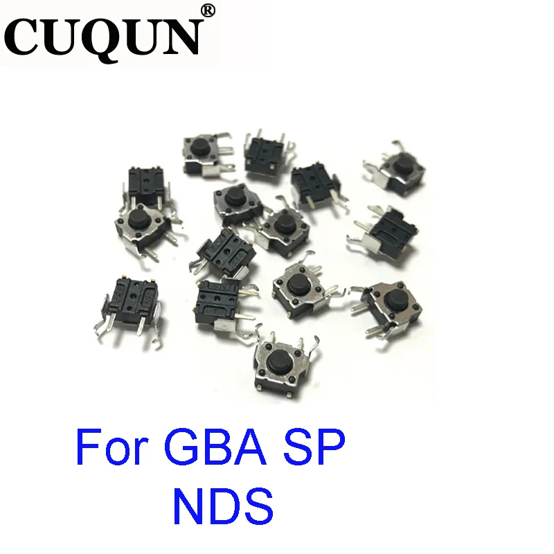 เปลี่ยนชิ้นส่วนซ่อม LR micro ปุ่มสวิทช์สําหรับ NDS GBA SP Controller