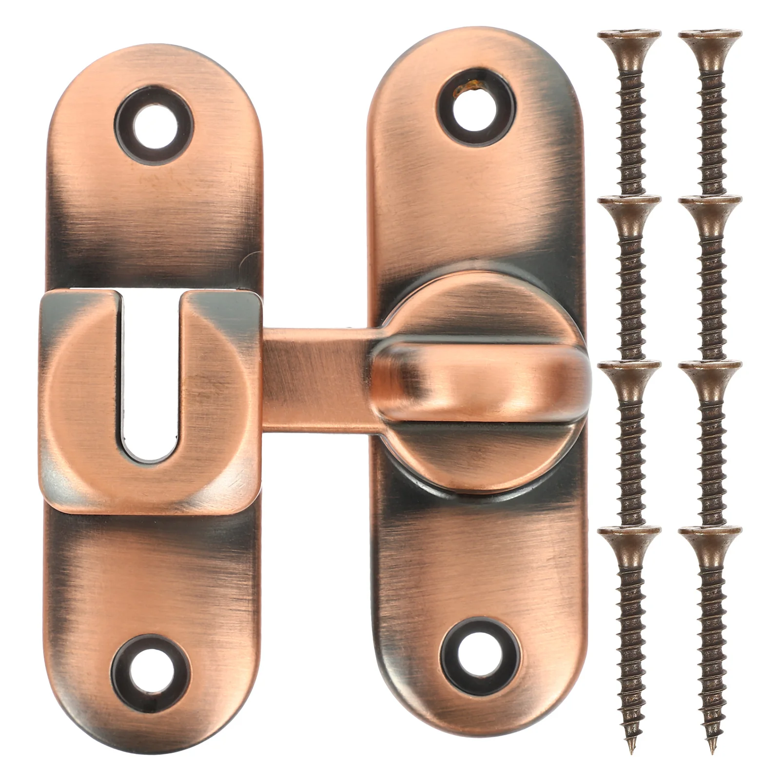 مجموعة واحدة من مزلاج الباب المتين شديد التحمل من الفولاذ المقاوم للصدأ قفل منزلق لمختلف المشاهد قفل مزلاج باب المنزل #5