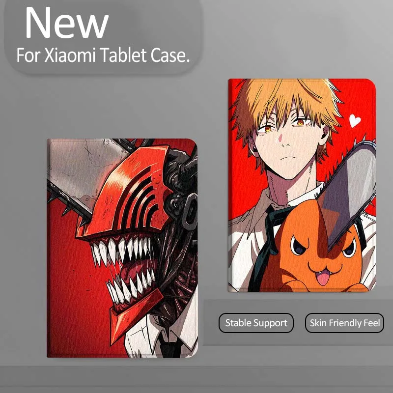 

Chainsaw Man Anime Aki Denji Tablet Case For Xiaomi Redmi Mini Pad SE K 2 4 5 6 7 8 2023 2025 11 8.8 11.2 10.1 Pro Gift