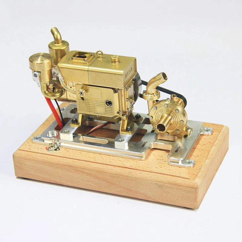 Pure Copper Diesel Engine Model Modified Pumping Unit Model Gasoline Engine Suitable for RC Car TOY