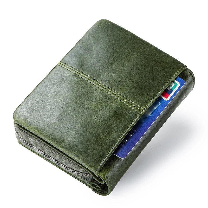 جلد طبيعي المرأة محفظة صغيرة حقائب الإناث للنساء جودة عالية سستة محفظة نسائية للعملات المعدنية محافظ حامل بطاقة الموضة