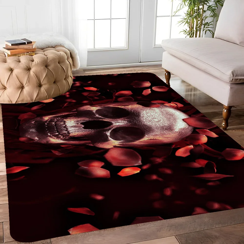 

Темный ужас череп аниме напольный ковер в скандинавском стиле домашний коврик для ванной комнаты коврики для туалета коврики для спальни прикроватные коврики