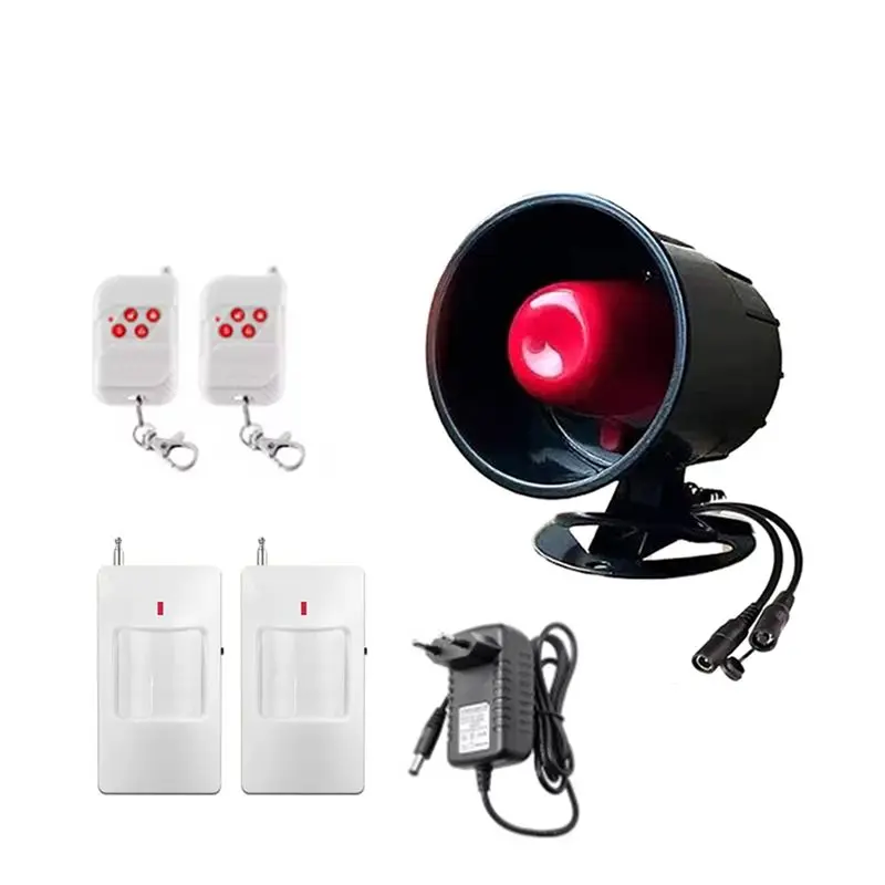 M01K 433Mhz Wireless Siren Alarm System For Home Security Burglar Alarm With Infrared Sensors Long Range