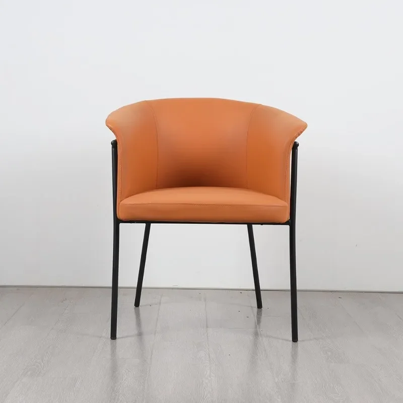Sales department reception negotiation chair, hotel backrest leisure chair, engineering furniture matching coffee dining chair