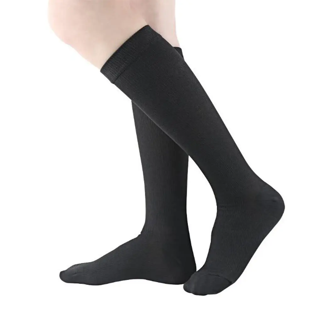 

2 пары компрессионных чулок, длинные гольфы для занятий спортом, бегом, ходьбой, путешествий, мужчин и женщин, дышащий дизайн