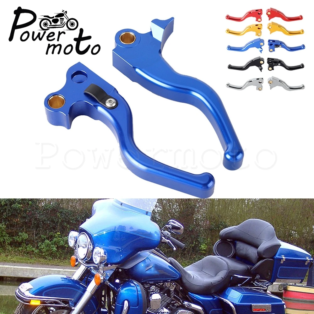 Motorcycle Hand Brake Handle Clutch Lever For Harley Touring Street Glide Road King Electra Glide FLHT/I FLHTC/I FLHTCU/I 96-07