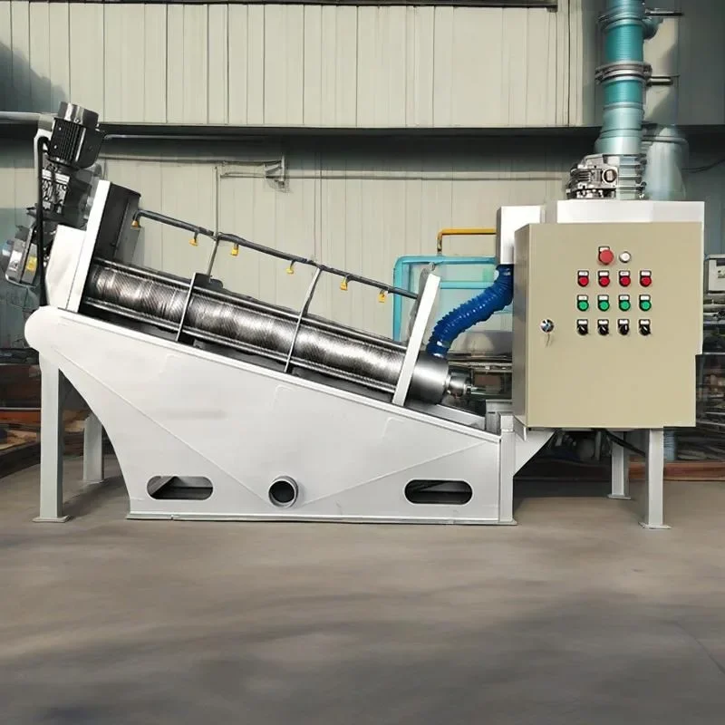 Stacking screw dewatering machine, automatic sludge dewatering equipment, special stacking screw machine