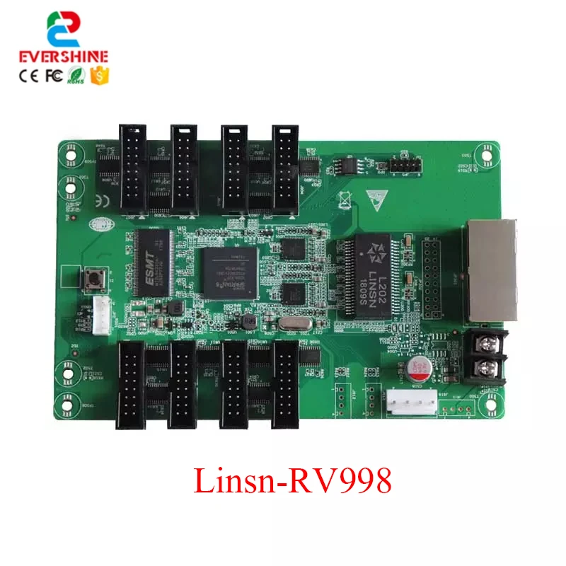 

Linsn RV998 Full Color Display Hub75 Interfaces Linsn Receiving Card For LED Screen 16 Sets Of Output Interfaces