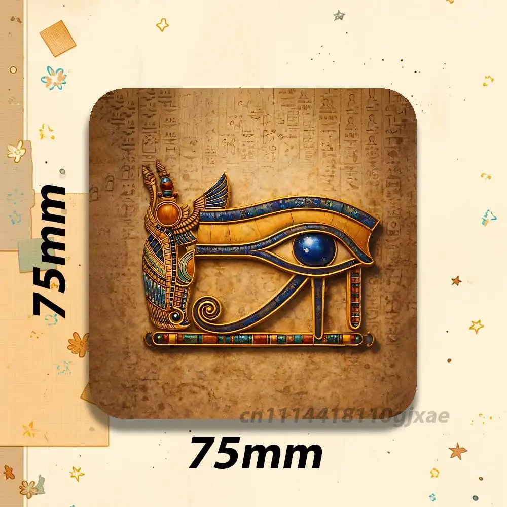 Egyptian Myth Anubis Fridge Magnet Personalized Magnetic Durable Plastic Square Picture Surface Fridge Magnets