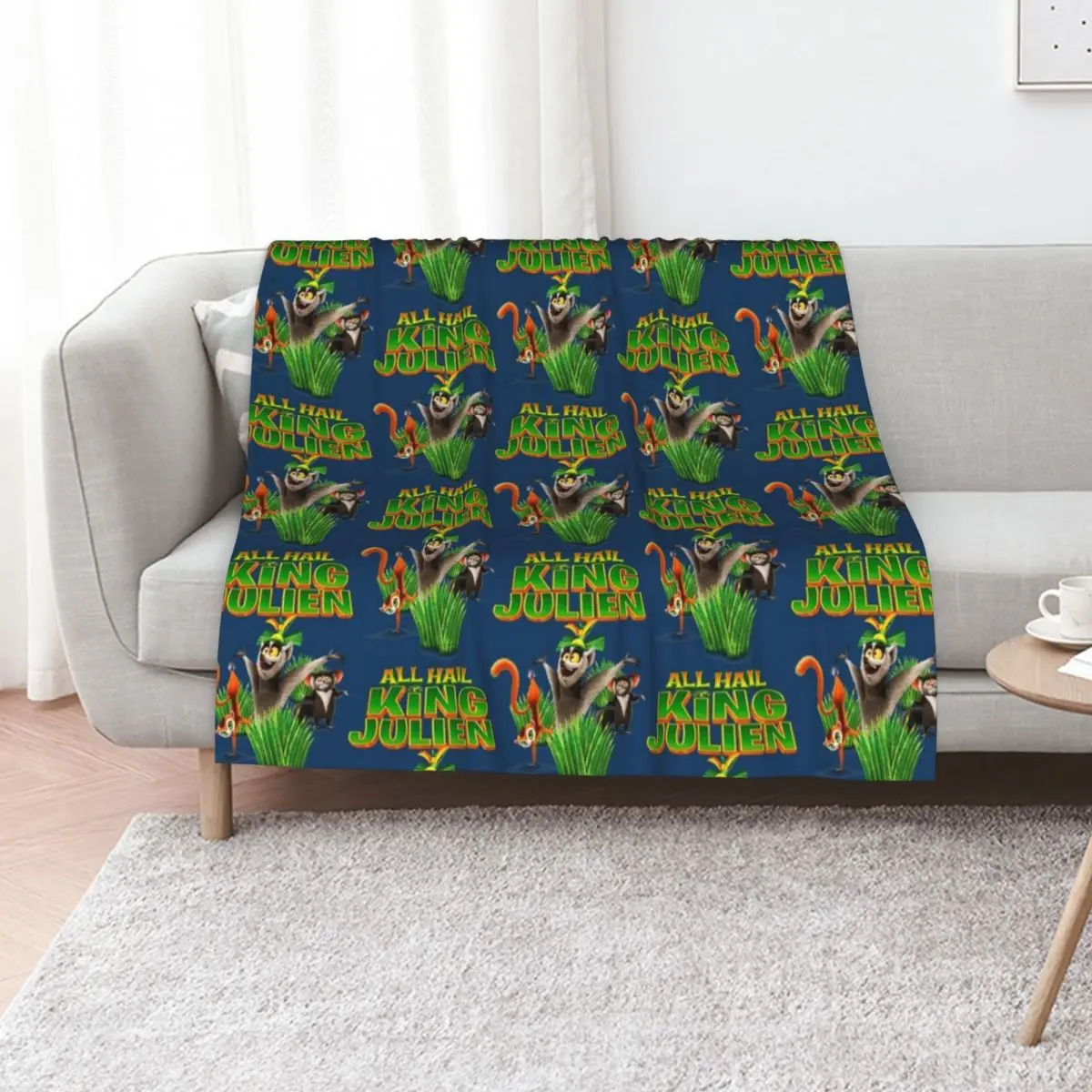 all hail king julien gift for fans all hail king julien crimson Throw Blanket For Baby Extra Large Throw for babies Blankets