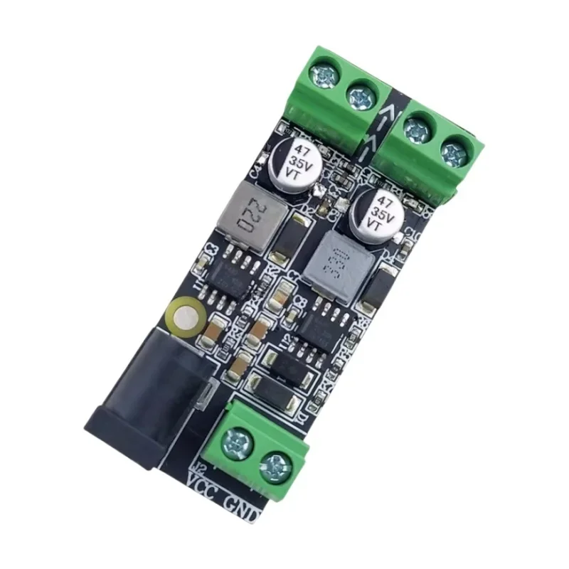The TPS5430 module converts 12V to positive or negative 5V, 12V to -5V, and single power supply to dual power supply