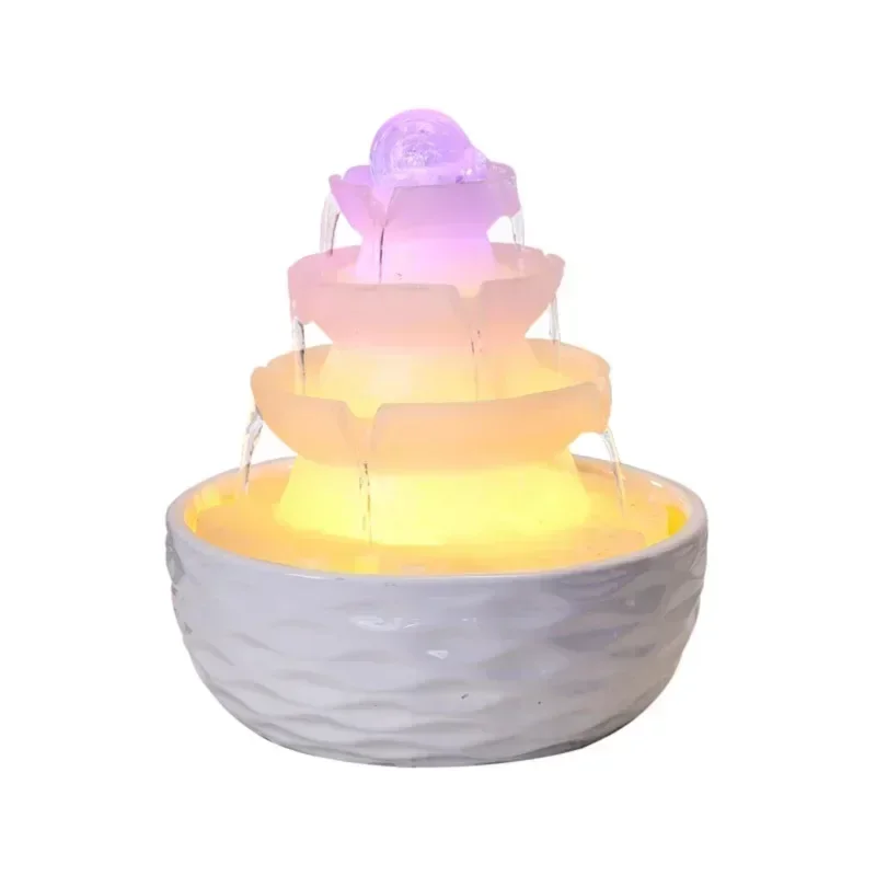 fountain, desktop water accessories, circulating water, living room, lucky small wind, water ball, kick-off gift Hot sales