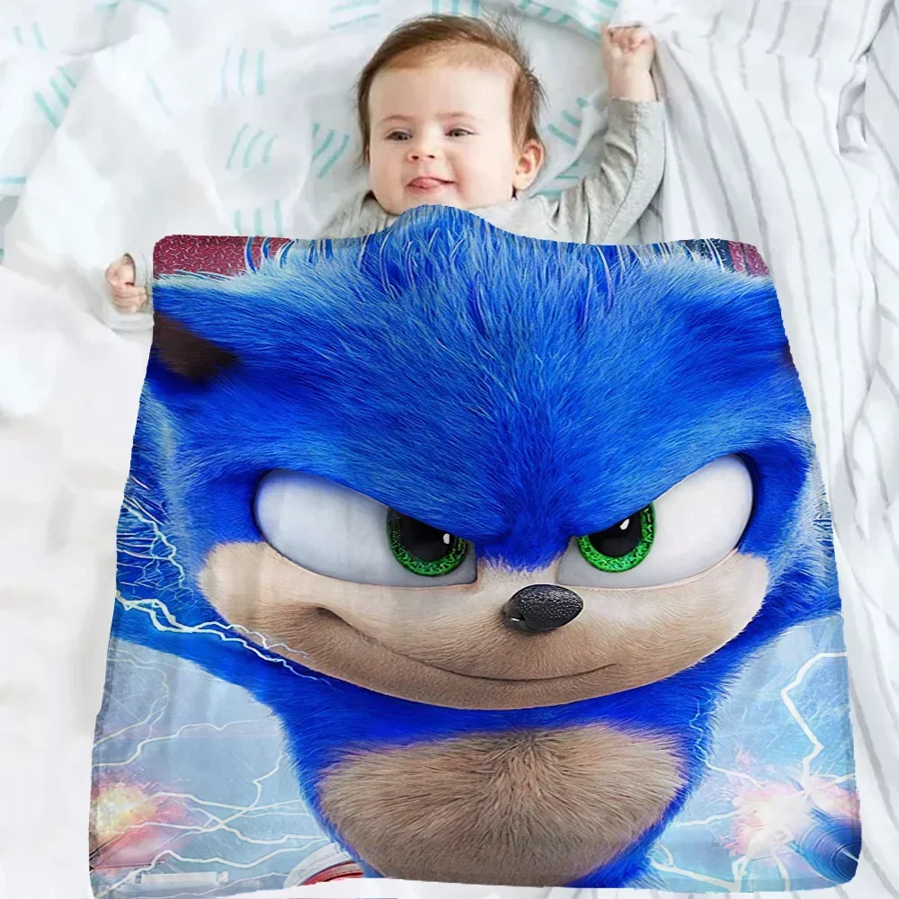 Sonic Blanket Cover Baby Blankets Kids Blanket L-louis-u Knee Blanket Blankets Winter Blanket Sml Bedspread on the Bed Downy