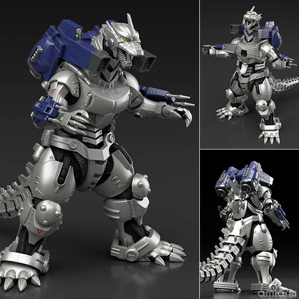 متوفر في المخزون الأصلي Aoshima ACKS MECHAGODZILLA MFS-3 Godzilla ضد Mechagodzilla أنيمي نموذج لجسم ألعاب الحركة المجمعة الهدايا