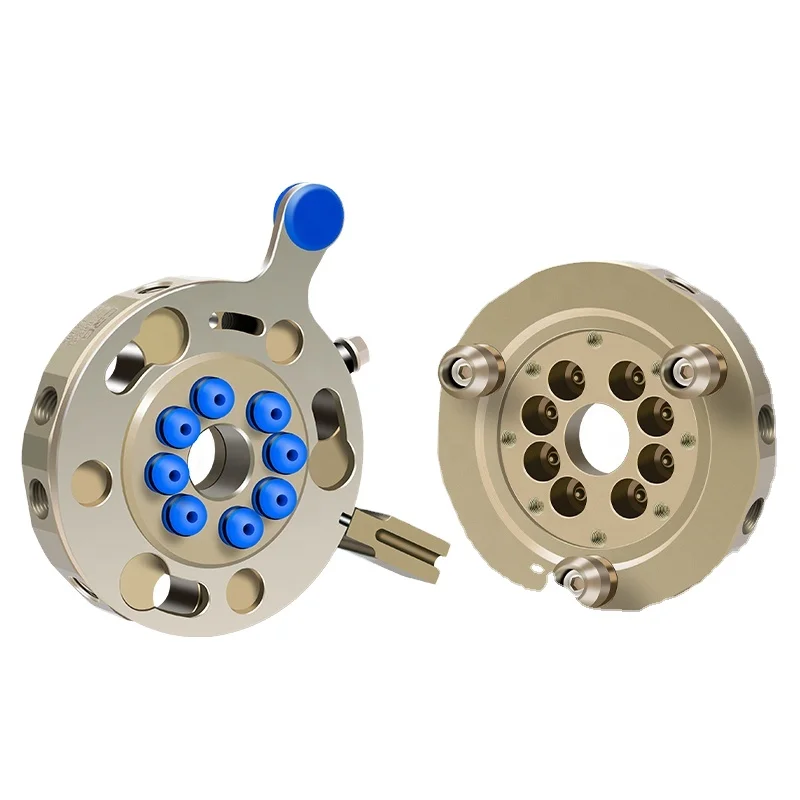 

Quick change device for manual gripper for robotic arm tooling