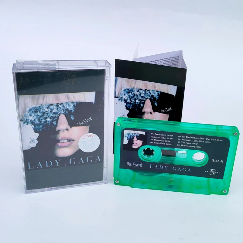 Nouveau Pop Lady Gaga la renommée bande musicale Mayhem Album maladies Cassettes Cosplay baladeur voiture enregistreur pistes sonores boîte fête musique