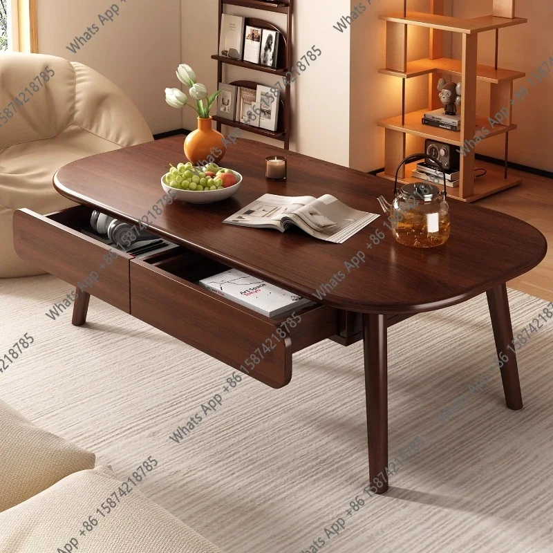 

X J Wooden Minimalist Café Tables Modern Living Room Hotel Homestay Café Tables Kitchen Balcony Furniture Salontafel Ls40kfz