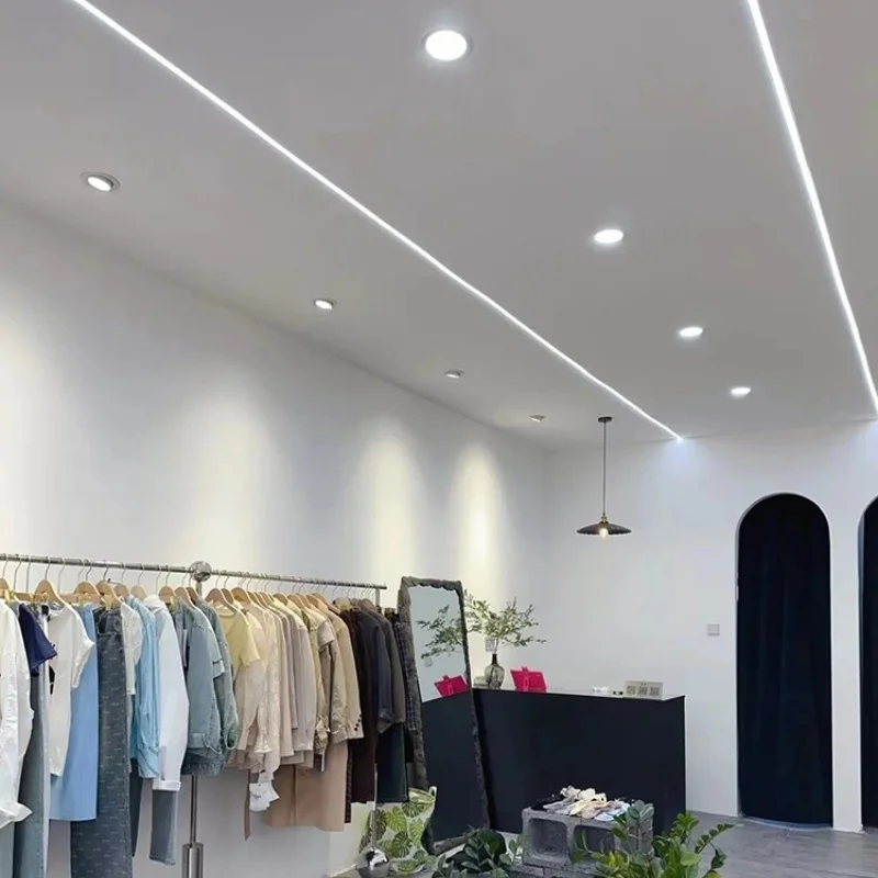 Picture 7: Ultra-thin LED Smart Downlight Tuya Zigbee Bluetooth DALI 0-10V 3CCT SMD Anti-glare Embedded AC110V 220V Clothing Store Lighting