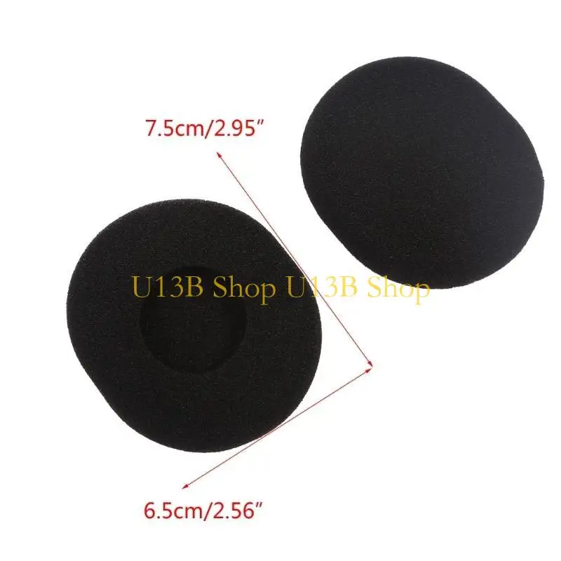 Cojines oreja elasticidad U13B para espuma reemplazo alojas para auriculares H800