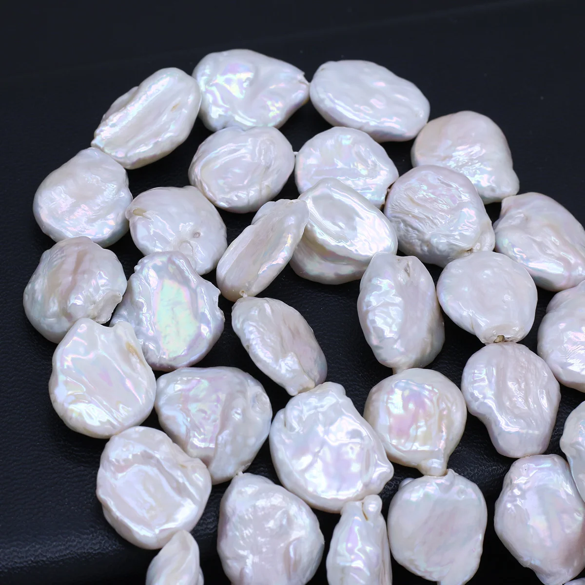 Baroque Freshwater Pearl Irregular Disc Beading Loose Spacer Beads For Jewelry Diy Making Necklace Bracelet Earring Accessories