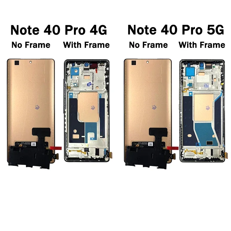 6,78-calowy ekran AMOLED do Infinix Note 40 Pro 4G/5G, wyświetlacz LCD + panel dotykowy, zespół digitizera X6850 X6851, zamiennik wyświetlacza — zdjęcie produktu 6